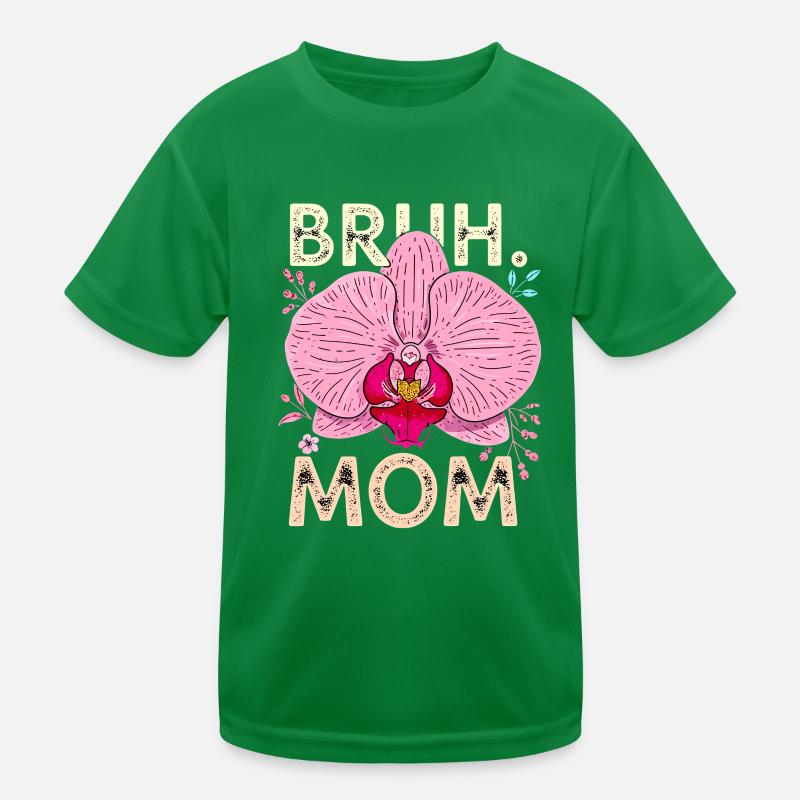 Brew Mom Orchidée T-shirt sport Enfant