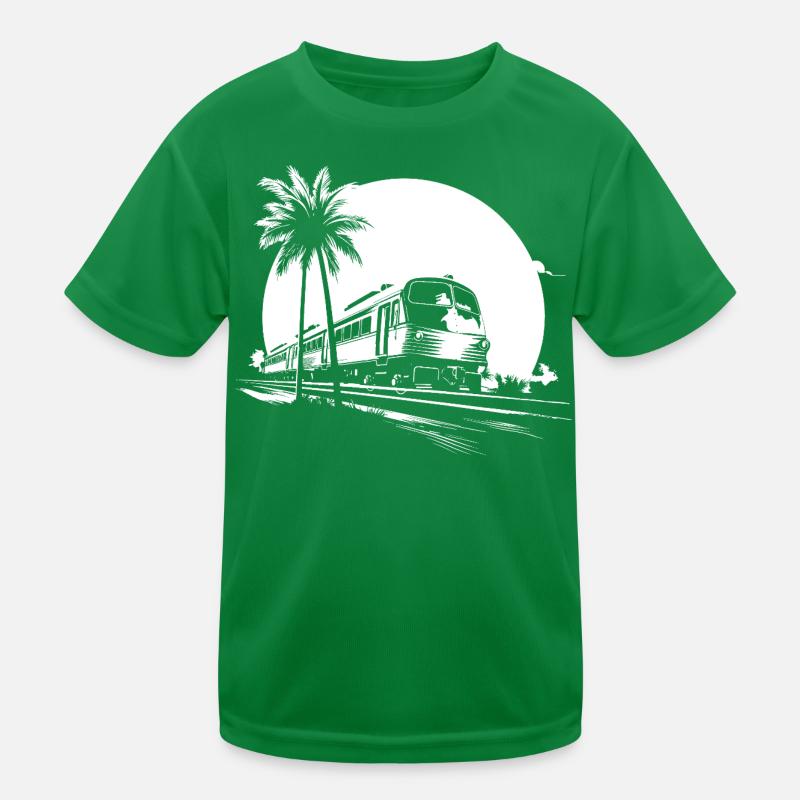 Graphismes de train T-shirt sport Enfant