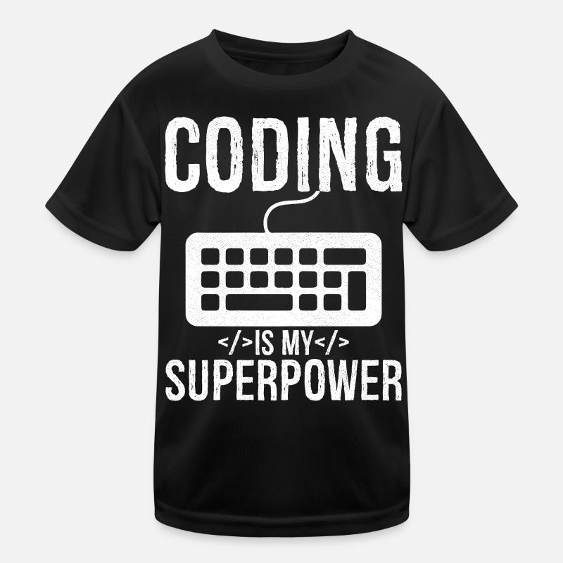Le codage est mon superpouvoir T-shirt sport Enfant