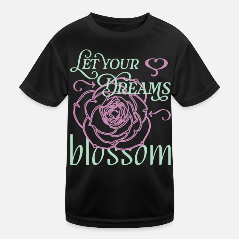 Träume erblühen lassen Kinder Funktions-T-Shirt