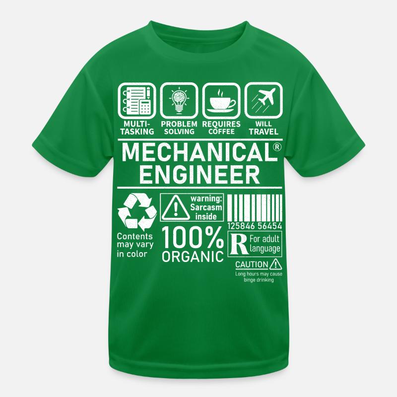 Ingénieur mécanique multitâche résolution de problèmes T-shirt sport Enfant