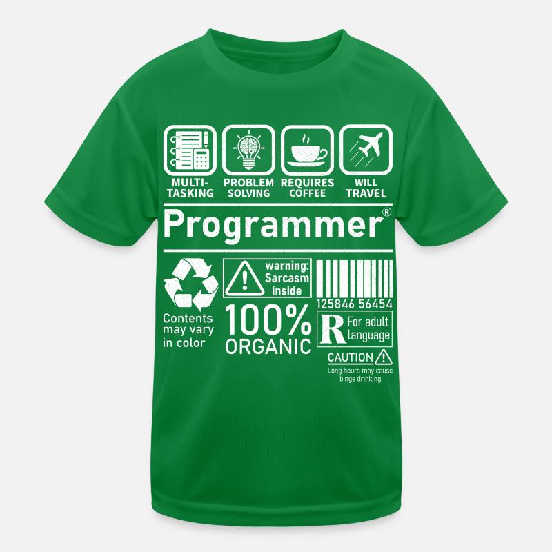 Programmeur multitâche, la résolution de problèmes nécessite T-shirt sport Enfant