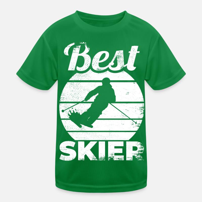 Best skier Kids Functional T-Shirt