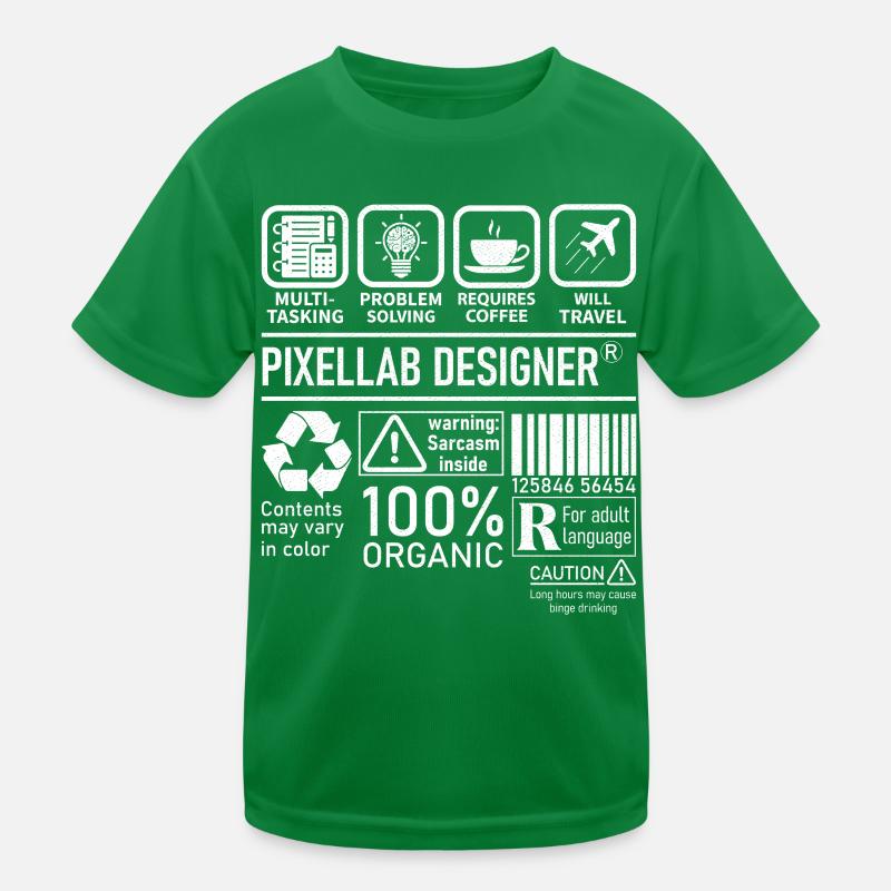 Pixellab Designer multi tasking problem solving Kinder Funktions-T-Shirt
