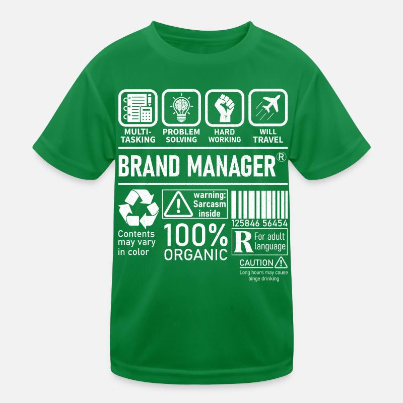Brand Manager résolution de problèmes multitâches T-shirt sport Enfant