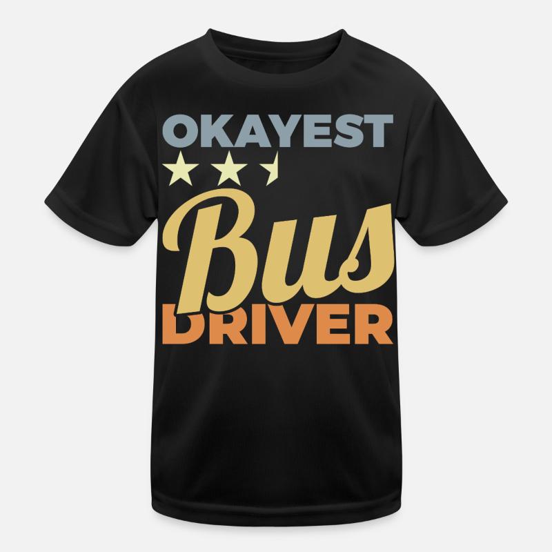 Chauffeur de bus moyen T-shirt sport Enfant