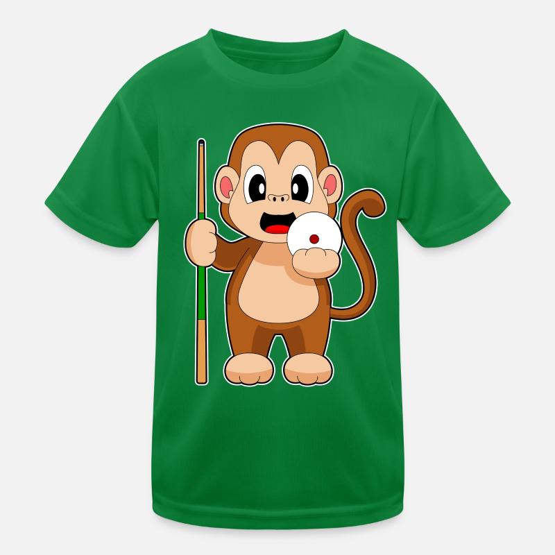 Queue de billard Monkey T-shirt sport Enfant