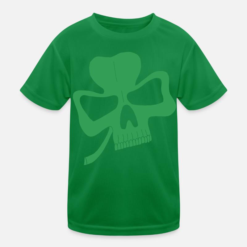 Klee-Schädel Kinder Funktions-T-Shirt