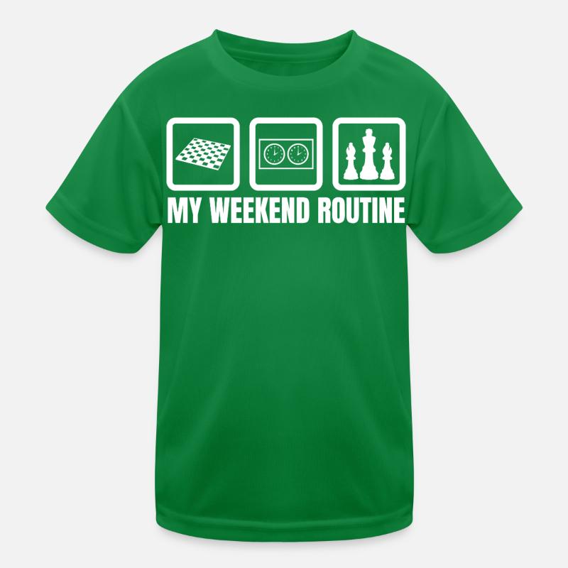 Week-end des joueurs d’échecs T-shirt sport Enfant