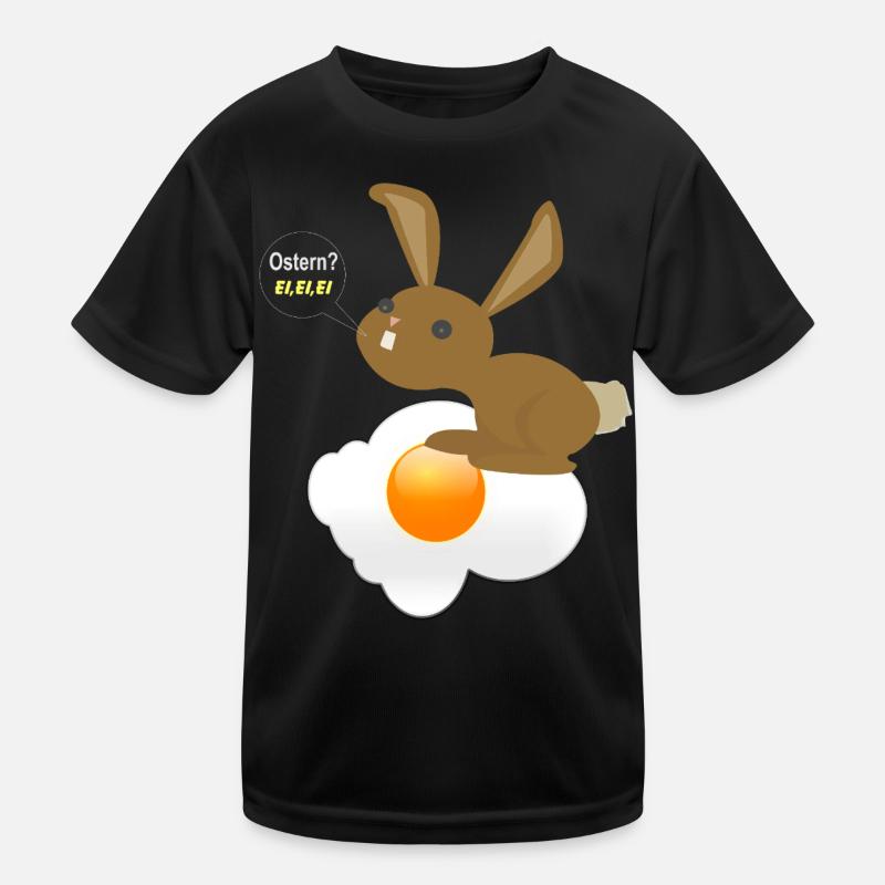 Hase Ostern Ei Ei Ei Kinder Funktions-T-Shirt