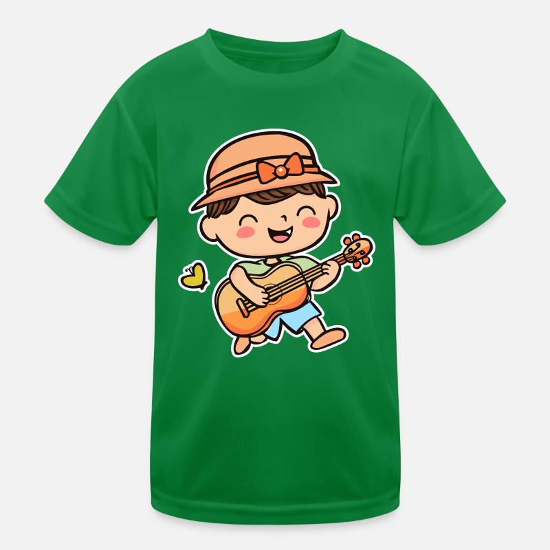 Ukulele Kind Kinder Funktions-T-Shirt
