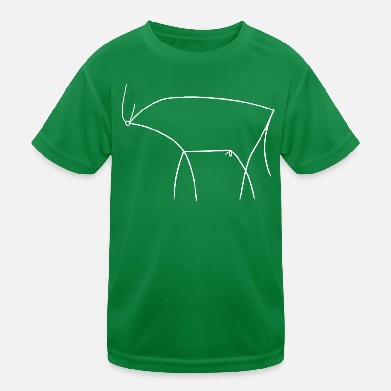 Stier Kinder Funktions-T-Shirt