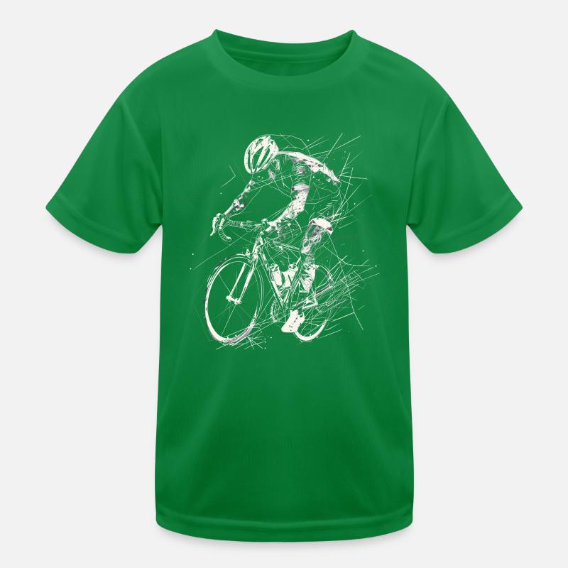 Dessin cycliste T-shirt sport Enfant