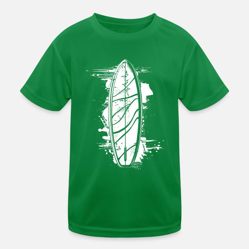 Surfboard Street Art Kids Functional T-Shirt