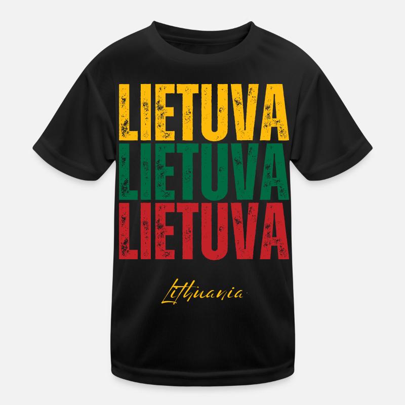 Lithuanian pride, flag of Lithuania Kids Functional T-Shirt