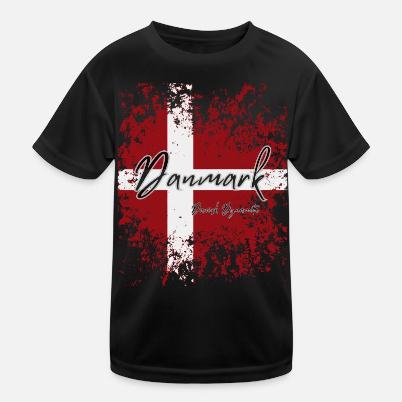 Drapeau du Danemark, fierté danoise T-shirt sport Enfant