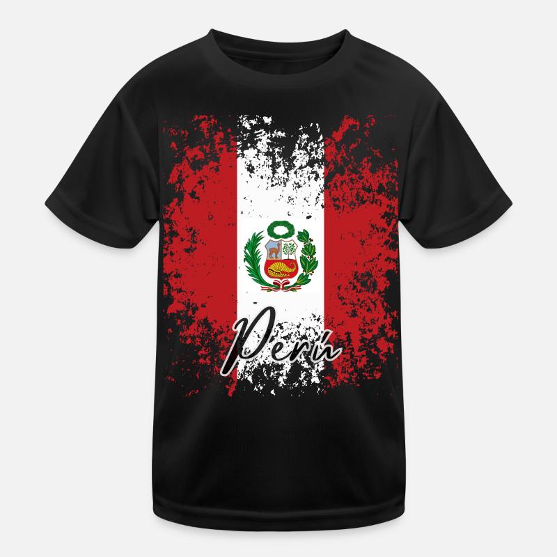 Peruanischer Stolz, stolzer Peruaner Kinder Funktions-T-Shirt