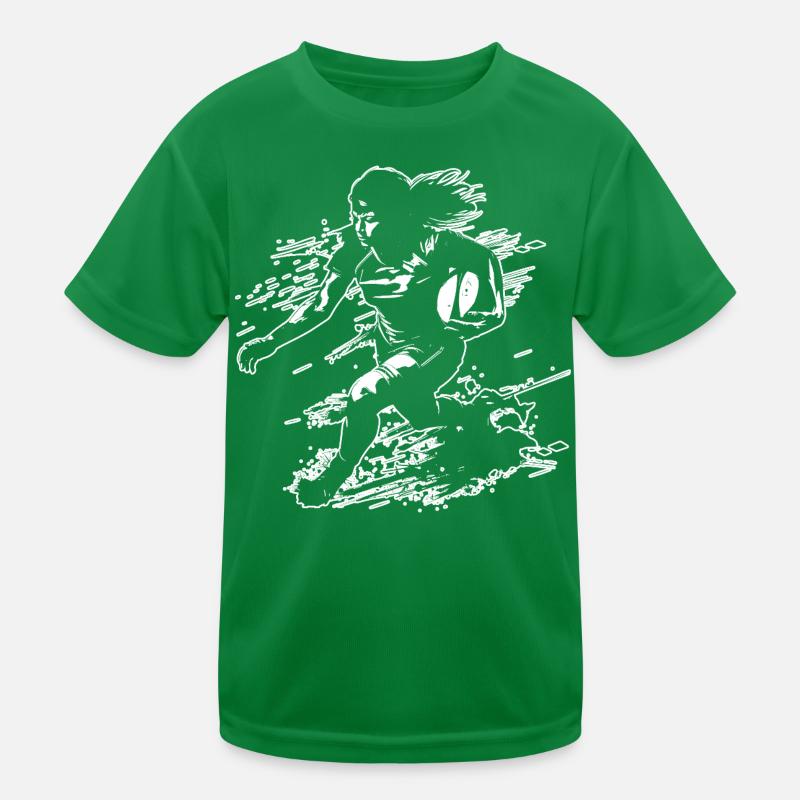 Rugby player Kids Functional T-Shirt