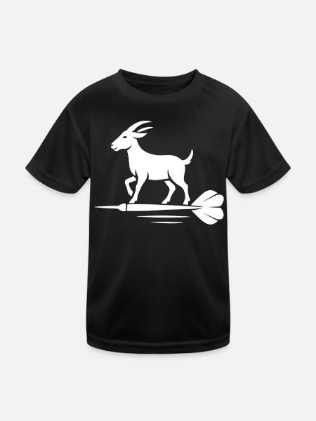 Bock auf Dart - T-shirt sport Enfant - noir - Devant