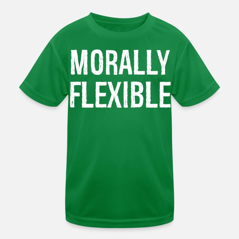 moralisch flexibel Kinder Funktions-T-Shirt