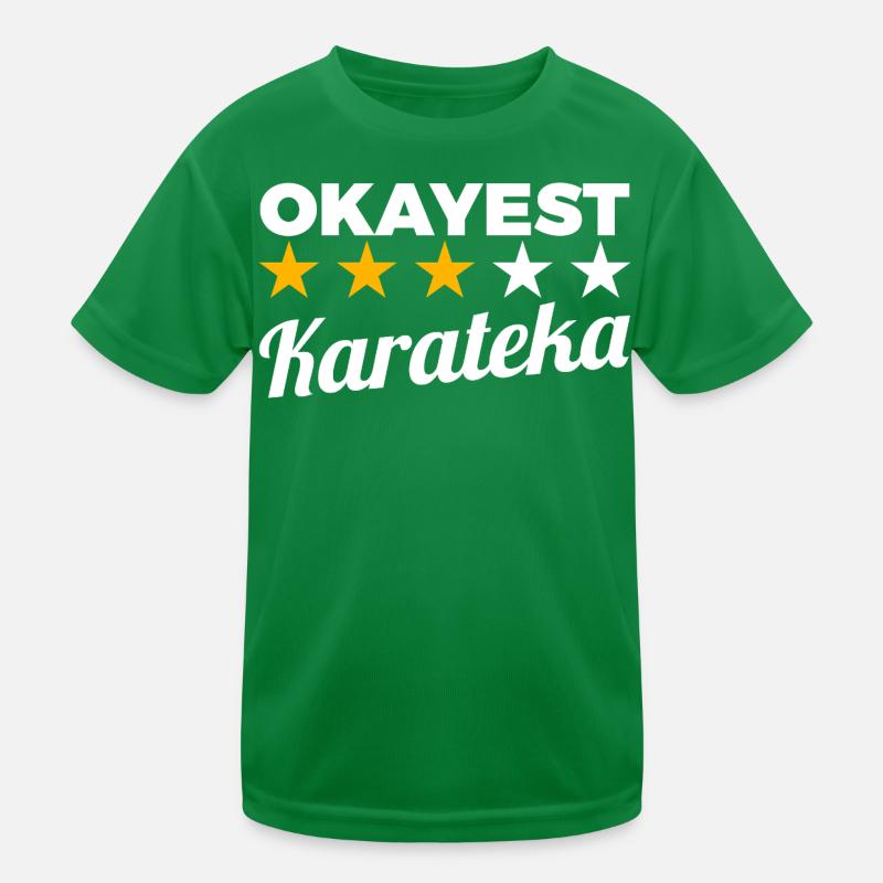 Durchschnittlicher Karateka Kinder Funktions-T-Shirt