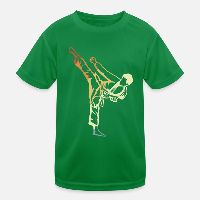 Karaté Garçon Look Vintage T-shirt sport Enfant