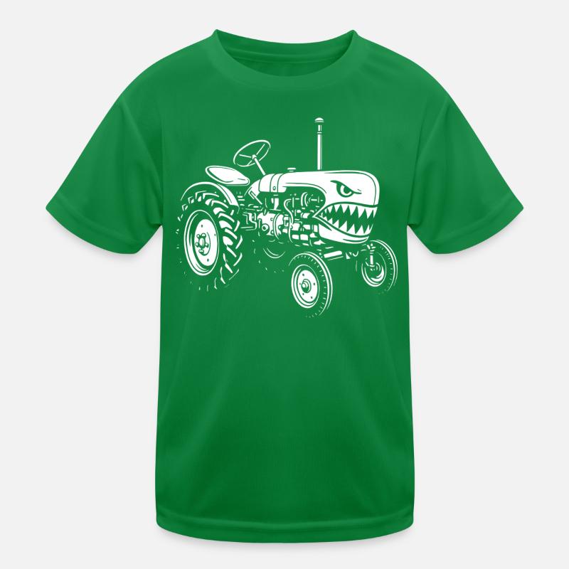 Attaque d’un tracteur de requin T-shirt sport Enfant