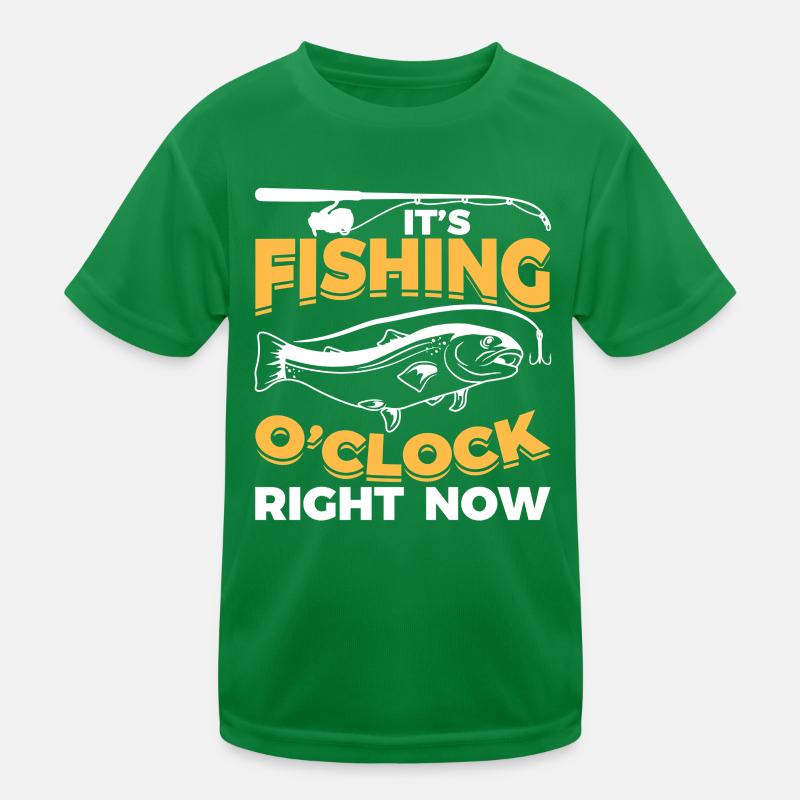 Lustiger Fischerspruch Kinder Funktions-T-Shirt