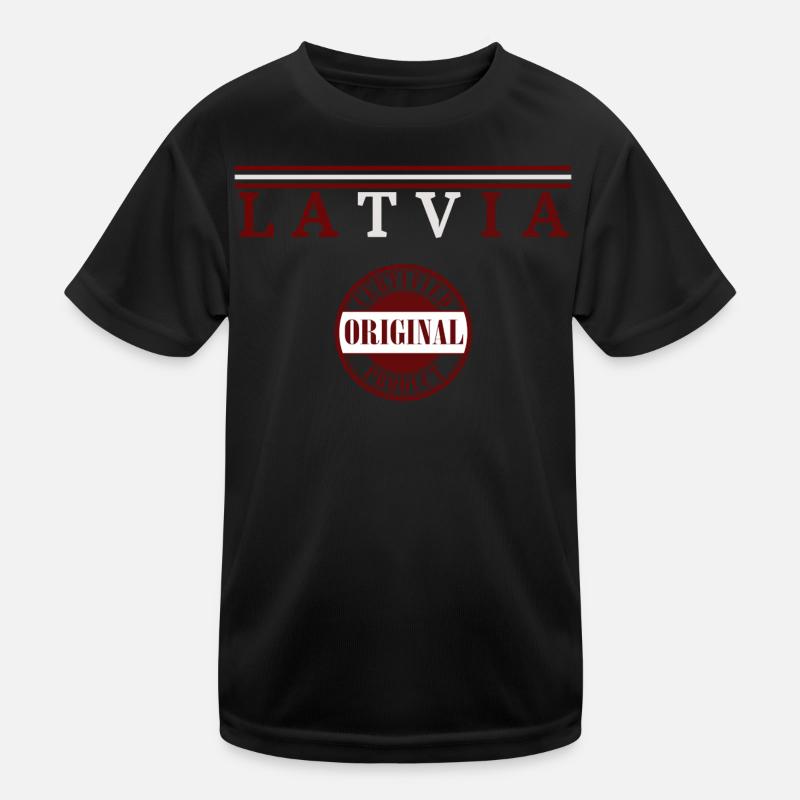 Latvian flag, Latvian pride Kids Functional T-Shirt