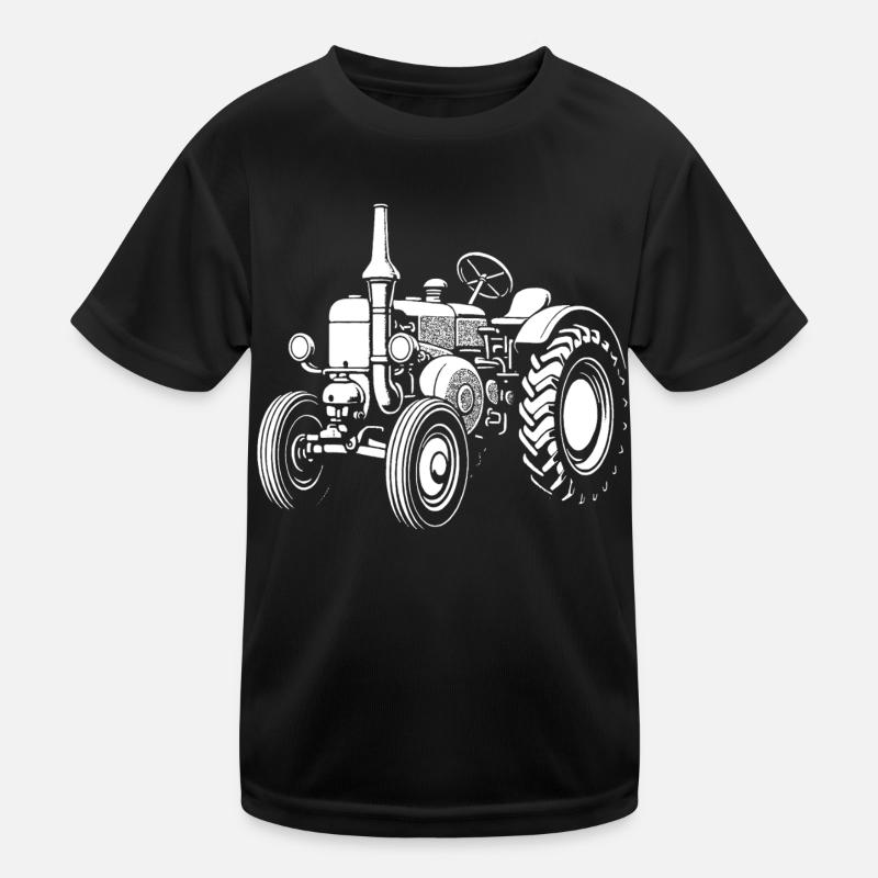 Nostalgischer Ackerheld Kinder Funktions-T-Shirt