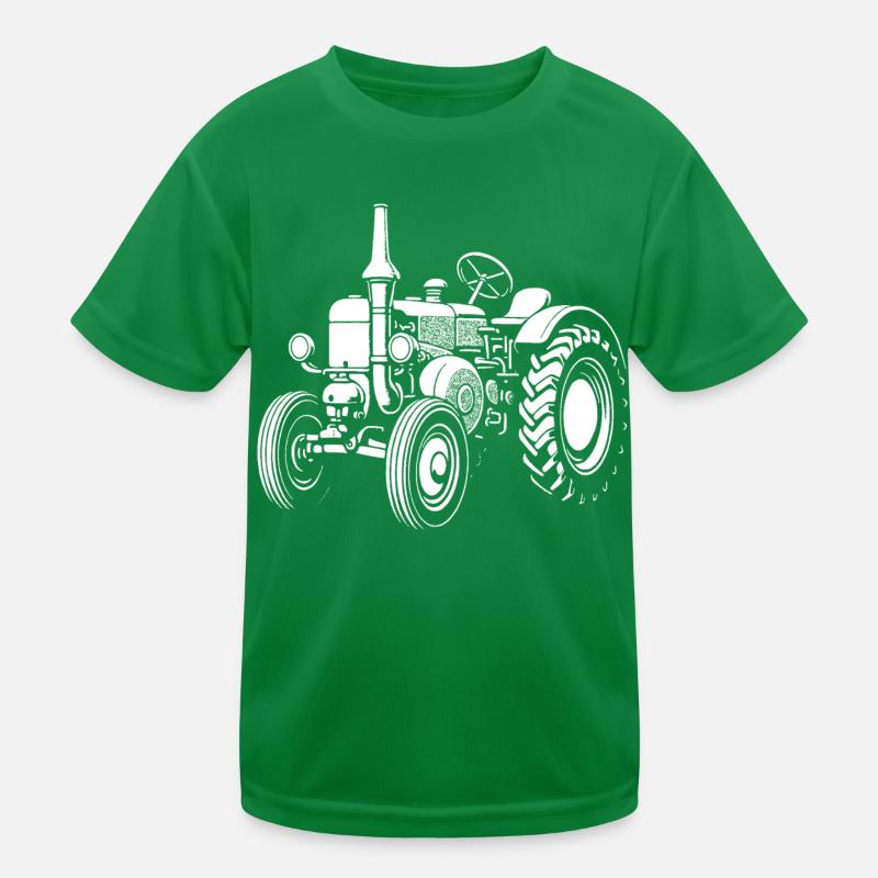 Nostalgischer Ackerheld Kinder Funktions-T-Shirt