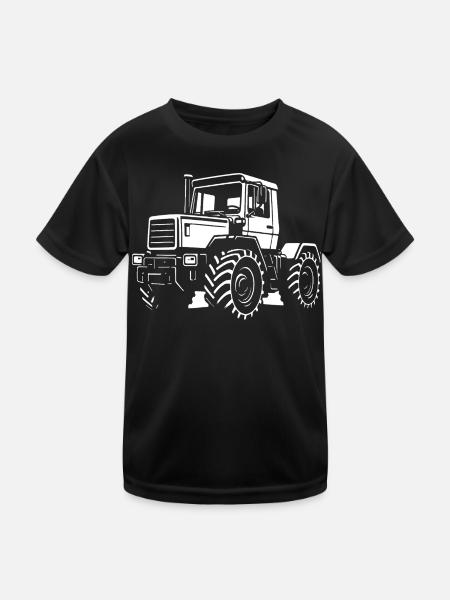 Kraftprotz auf Rädern - Kinder Funktions-T-Shirt - Schwarz