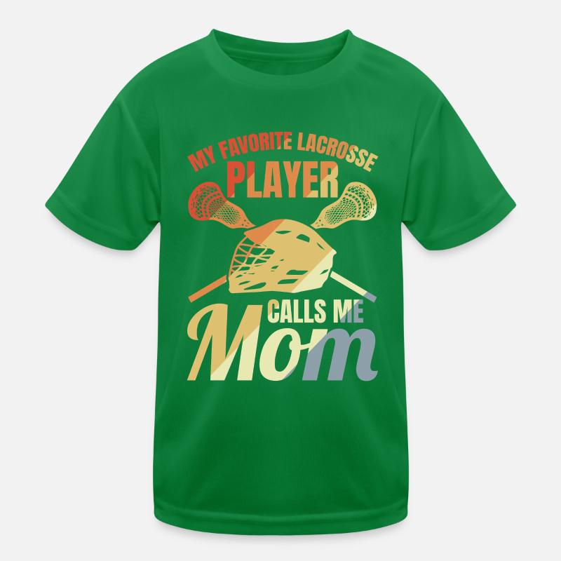 Lacrosse Mutter Kinder Funktions-T-Shirt