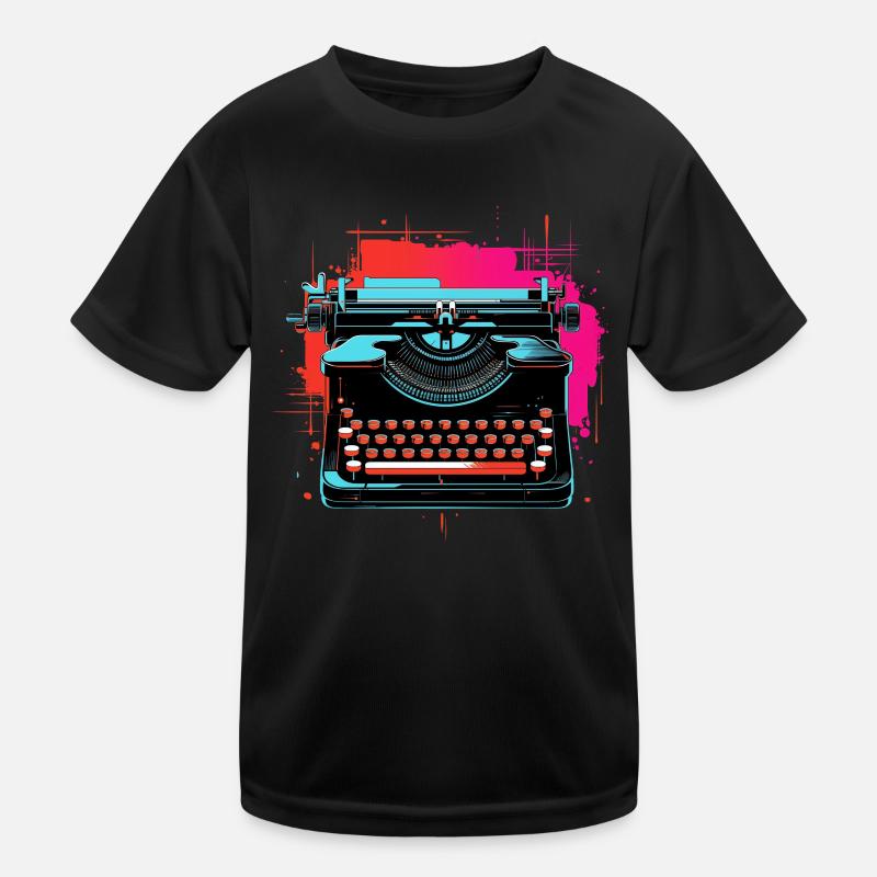 Machine à écrire Retrowave T-shirt sport Enfant