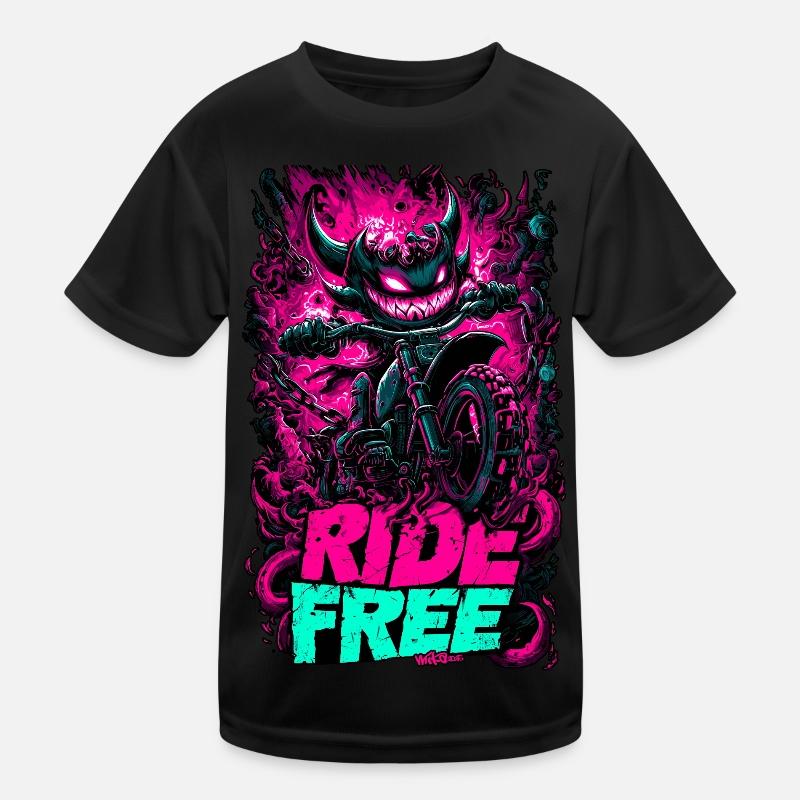 Demon Ride Kids Functional T-Shirt