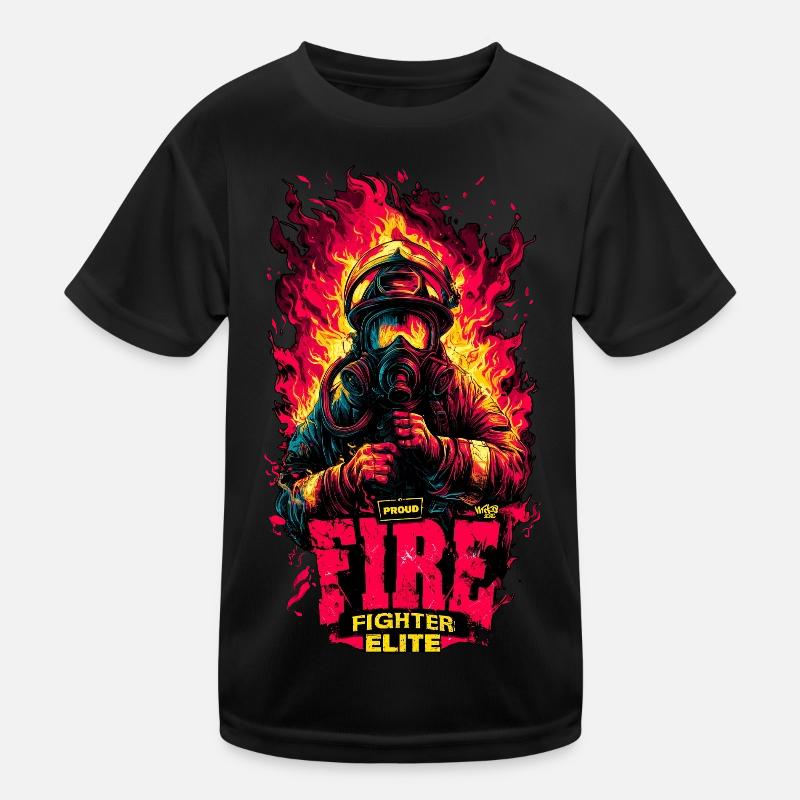 Fire Fighter Elite Kids Functional T-Shirt