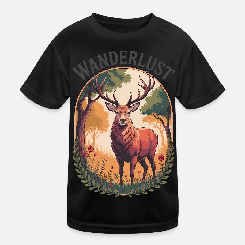 Wanderlust Kids Functional T-Shirt