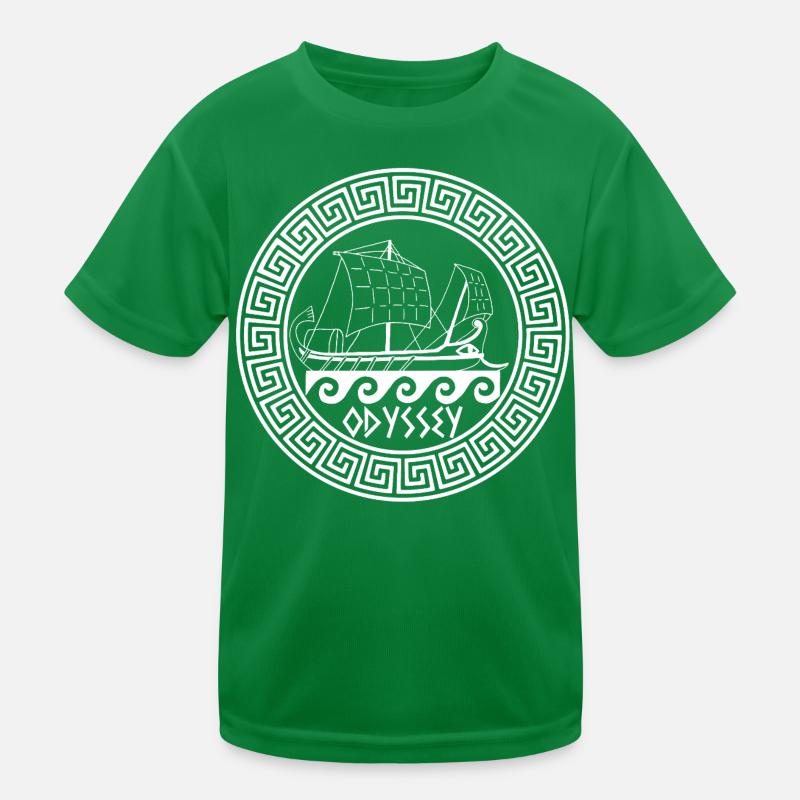 Symbole de l'odyssée d'Ulysse (blanc) T-shirt sport Enfant
