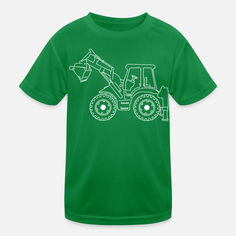 Bagger Kinder Funktions-T-Shirt