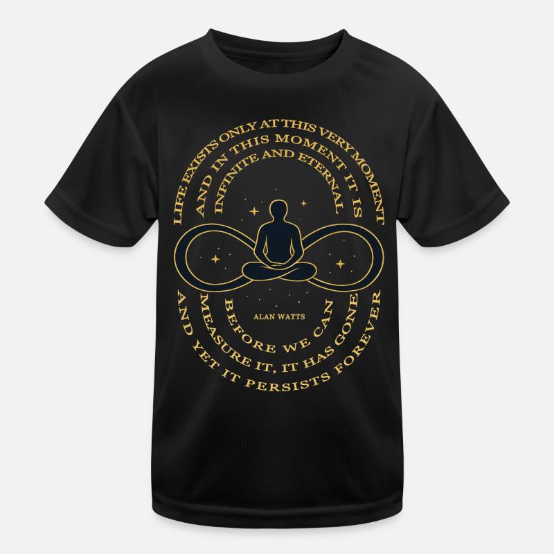 T-shirt Alan Watts Time Infinity T-shirt sport Enfant