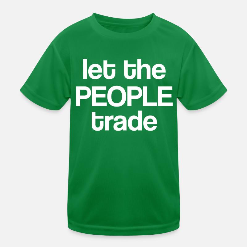 Laissez le peuple commercer T-shirt sport Enfant