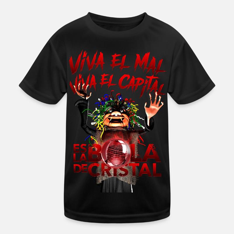 The witch breakdown - long live evil long live capital - Kids Functional T-Shirt - black