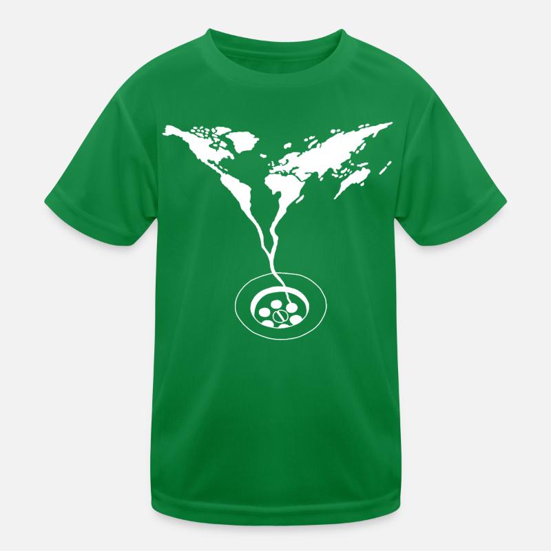 évacuation du monde T-shirt sport Enfant