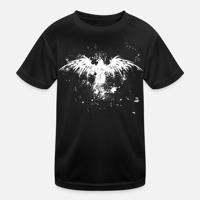 Grunge Eagle Rise Kinder Funktions-T-Shirt