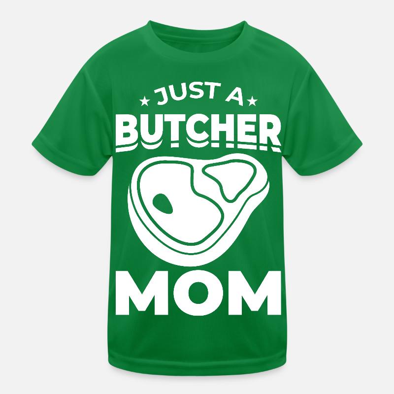Nur eine Metzger Mutter Kinder Funktions-T-Shirt