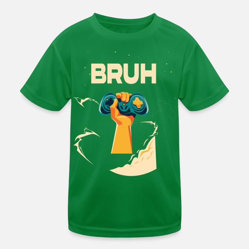 Powerful Cosmic Brain Hand Kids Functional T-Shirt