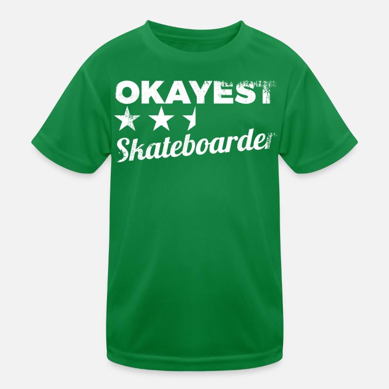 Durchschnittlicher Skateboarder Kinder Funktions-T-Shirt