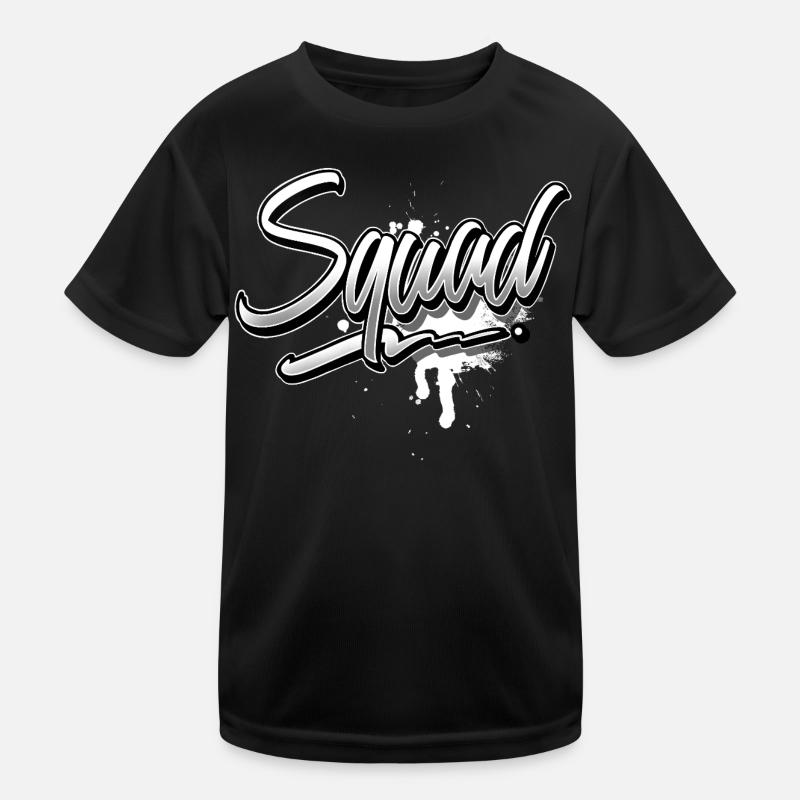 Squad Kinder Funktions-T-Shirt