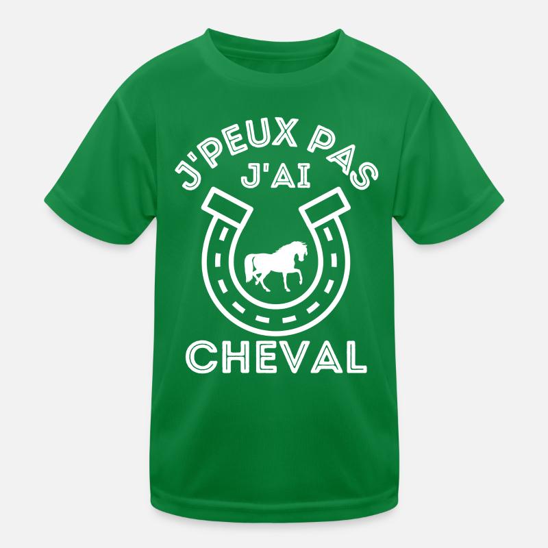 Horse riding Kids Functional T-Shirt
