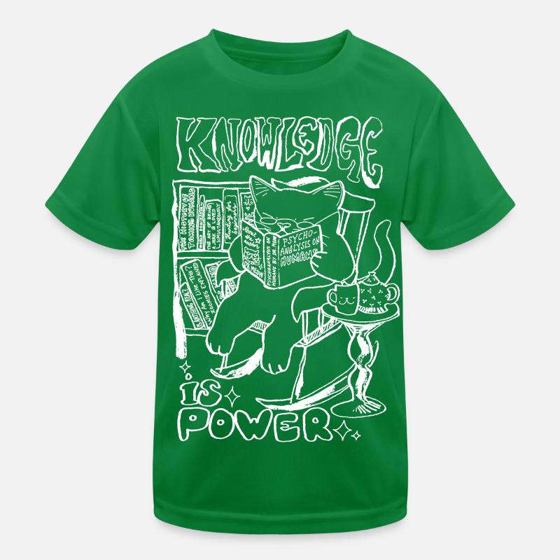 KNOWLEDGE IS POWER Kids Functional T-Shirt